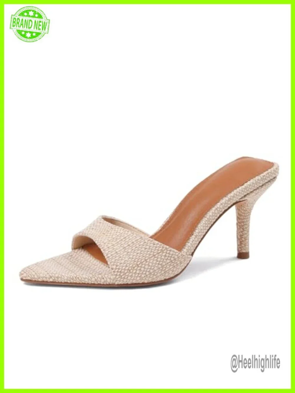 Woven Raffia Espadrilles Wedges Mules Slip-On Summer Walking Sandals